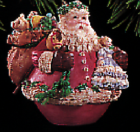 1994 Jolly Holly Santa - LE Club Ornament db